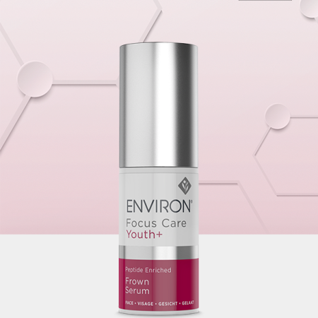 Environ Peptide Enriched Frown Serum – Mimikos raukšles intensyviai mažinantis serumas, 20 ml