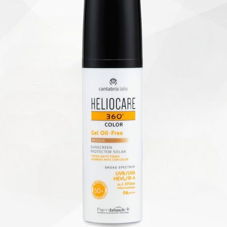 Heliocare 360 Color Oil-Free apsauginis gelis nuo saulės SPF 50+ (bronze), 50 ml