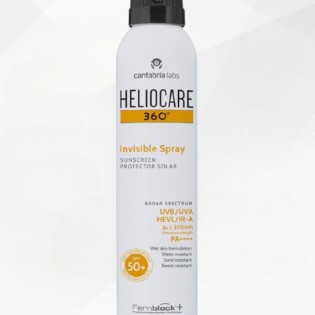 Heliocare 360 Invisible apsauginis purškiklis kūnui nuo saulės SPF 50+, 200 ml