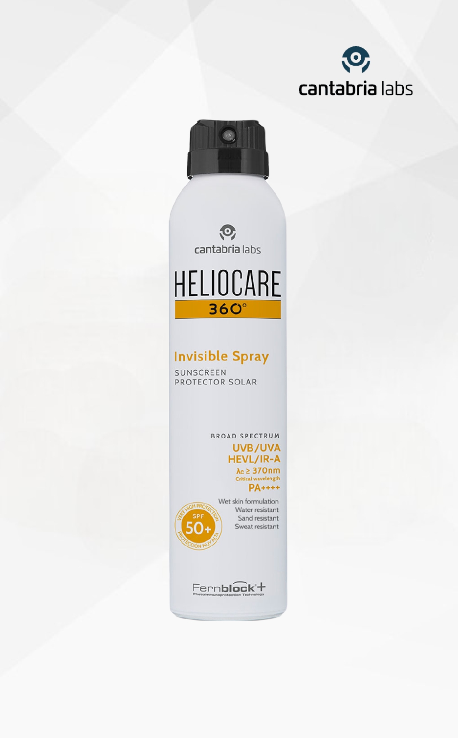 Heliocare 360 Invisible apsauginis purškiklis kūnui nuo saulės SPF 50+, 200 ml Heliocare 360 Invisible apsauginis purškiklis kūnui nuo saulės SPF 50+, 200 ml