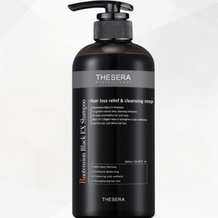 Thesera Rootension Black Ex šampūnas, 500 ml