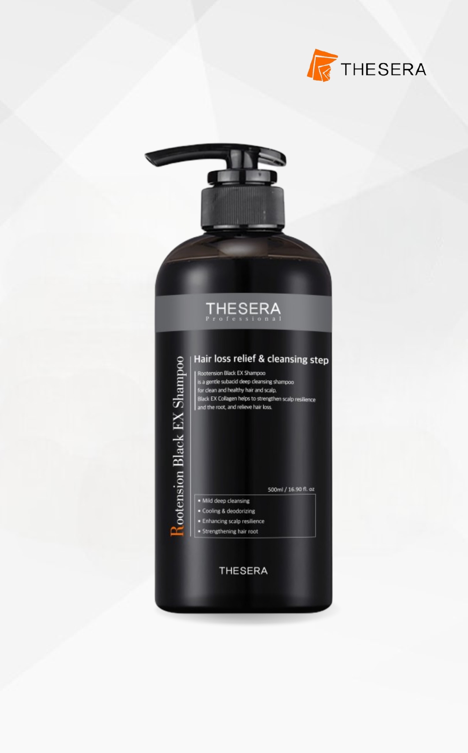 Thesera Rootension Black Ex šampūnas, 500 ml Thesera Rootension Black Ex šampūnas, 500 ml
