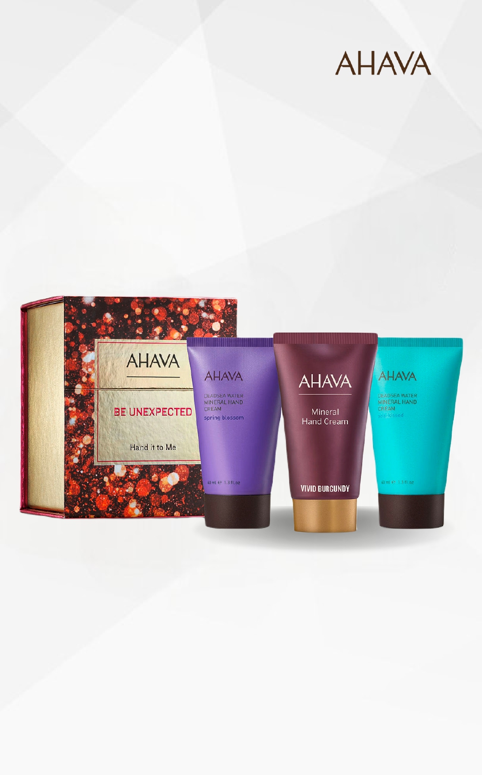Ahava Be Unexpected Hand It To Me rinkinys Ahava Be Unexpected Hand It To Me rinkinys