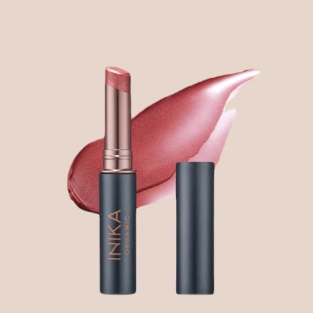 Inika organiškas lūpų balzamas su spalva – Rose, 3.5 g