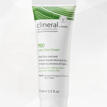 Ahava Clineral PSO alkūnių ir kelių srities odos kremas, 75 ml