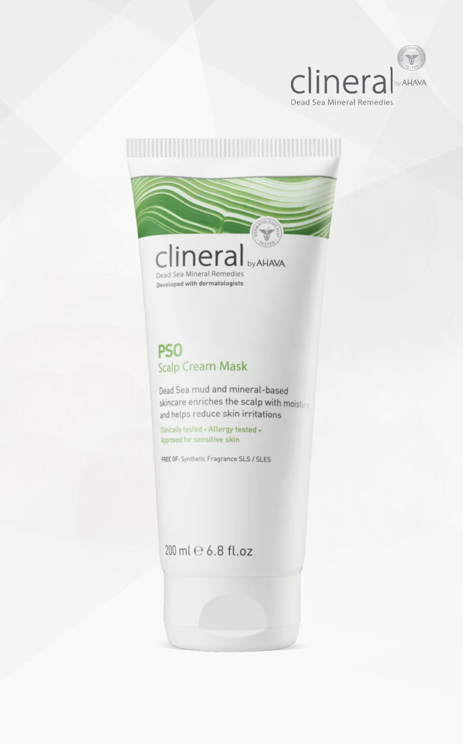Ahava Clineral PSO kremas-kaukė galvos odai, 200 ml Ahava Clineral PSO kremas-kaukė galvos odai, 200 ml