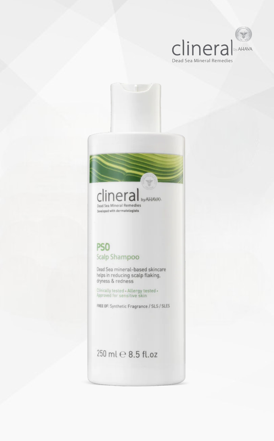 Ahava Clineral PSO šampūnas, 250 ml Ahava Clineral PSO šampūnas, 250 ml