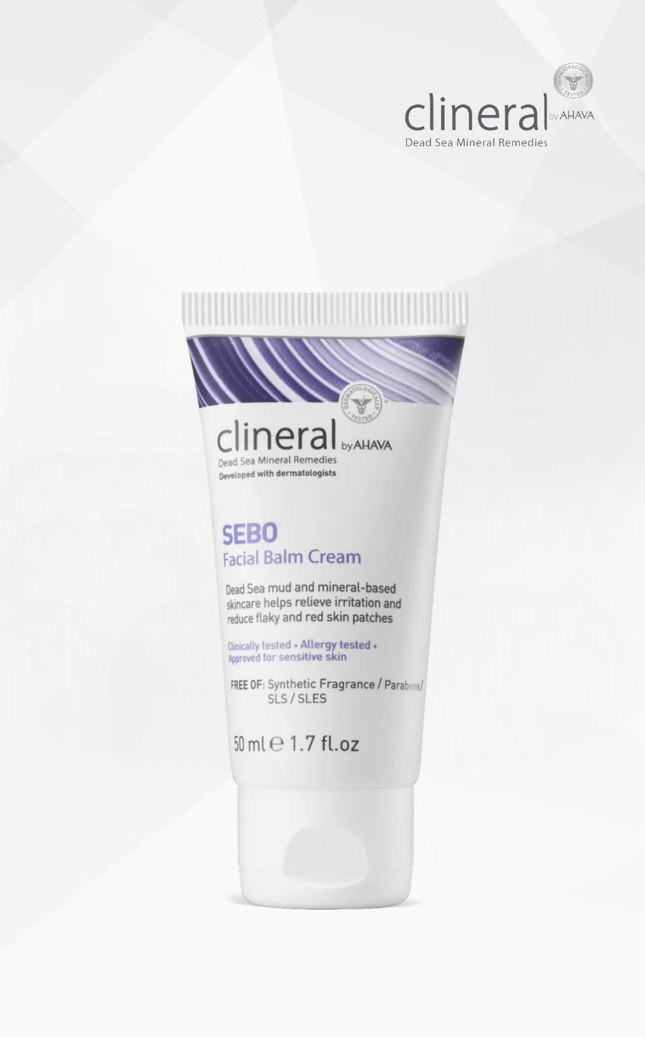 Ahava Clineral Sebo veido kremas, 50 ml Ahava Clineral Sebo veido kremas, 50 ml
