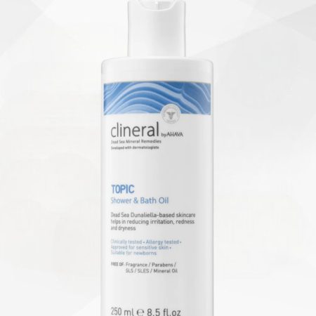 Ahava Clineral Topic dušo ir vonios aliejus, 250 ml