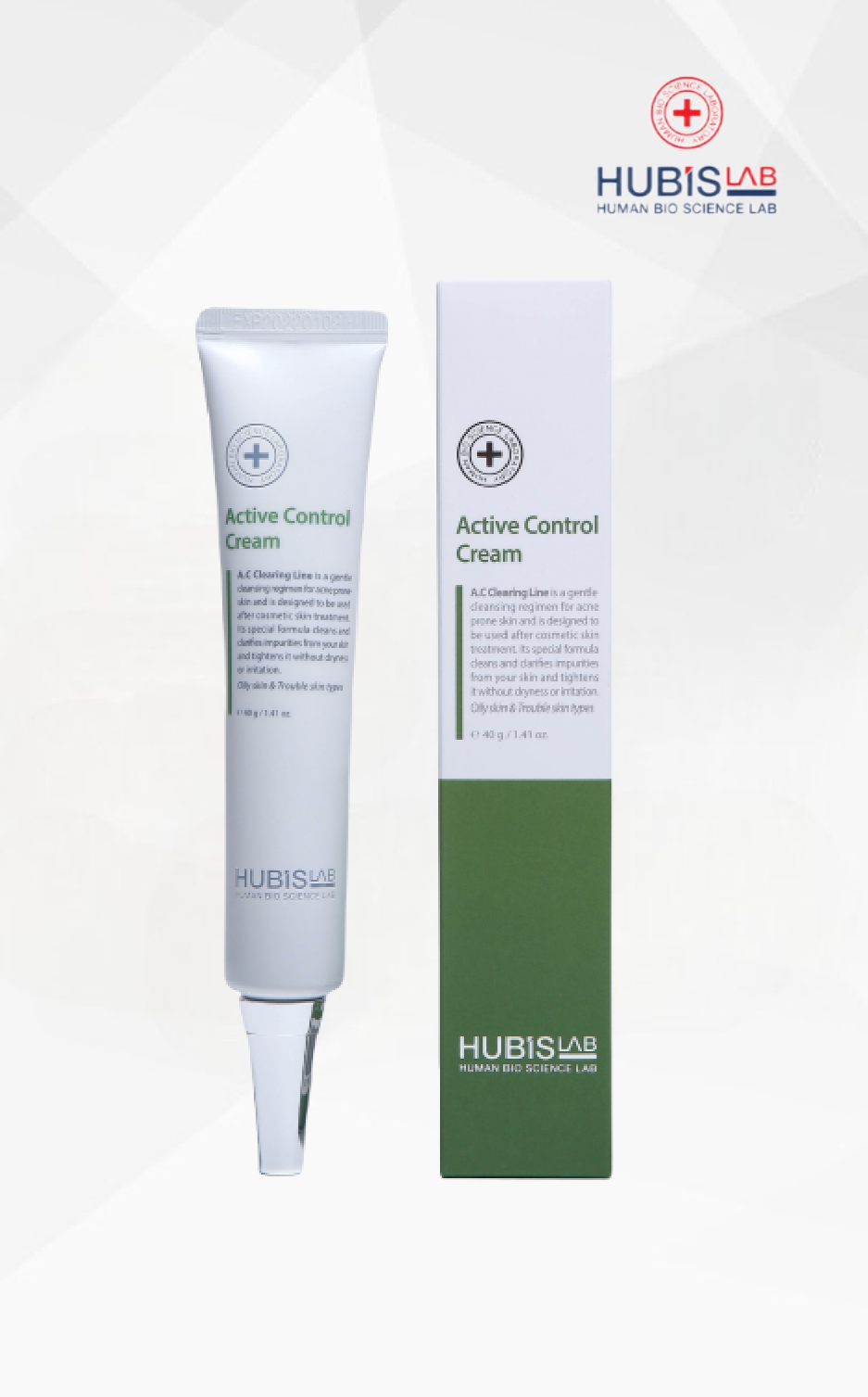 HubisLab Active Control veido kremas, 40 g HubisLab Active Control veido kremas, 40 g