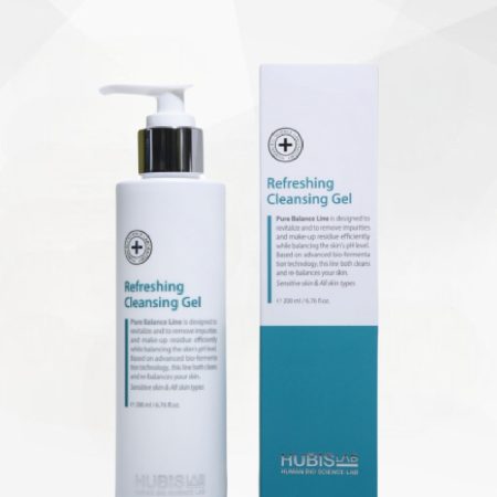 HubisLab Pure Balance gaivinamasis gelinis veido prausiklis, 200 ml