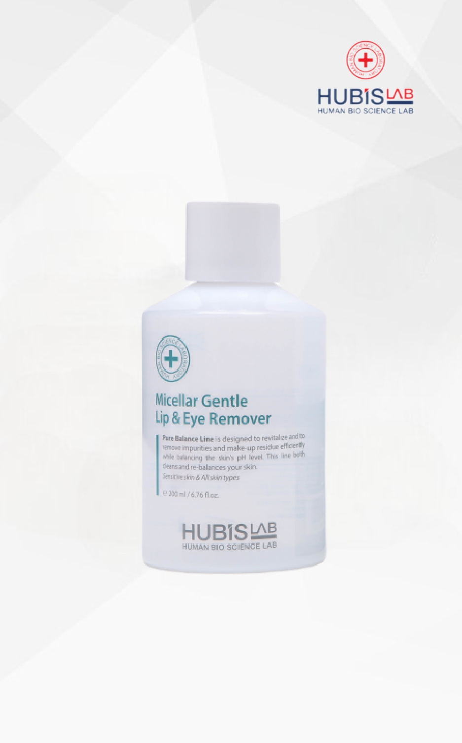 HubisLab Pure Balance micelinis makiažo valiklis, 200 ml HubisLab Pure Balance micelinis makiažo valiklis, 200 ml