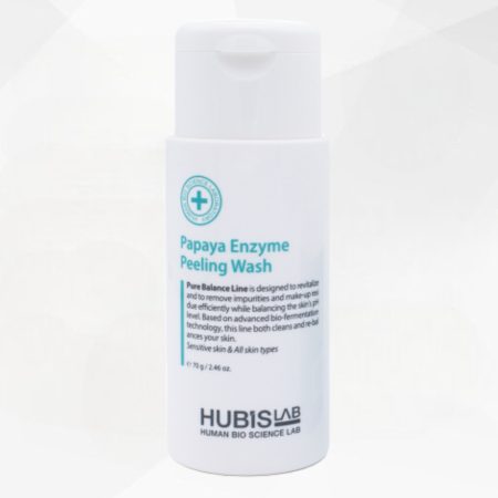 HubisLab Pure Balance veido šveitiklis su papajos fermentais, 70 g