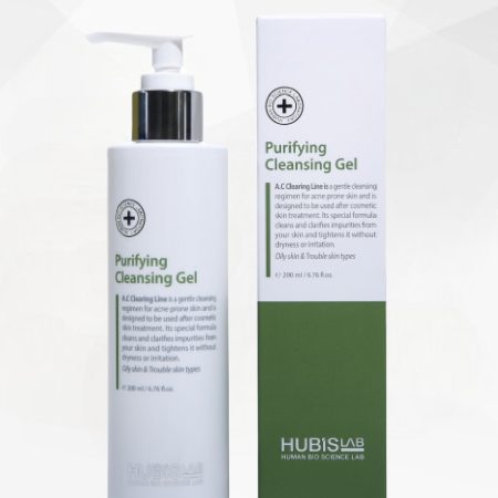 Hubislab Active Control gelinis veido prausiklis, 200 ml