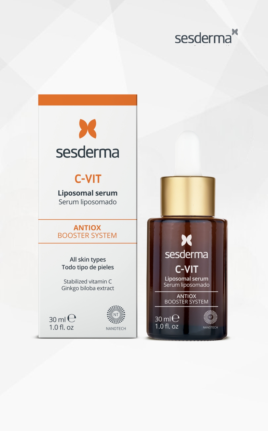 Sesderma C-Vit liposominis serumas, 30 ml Sesderma C-Vit liposominis serumas, 30 ml