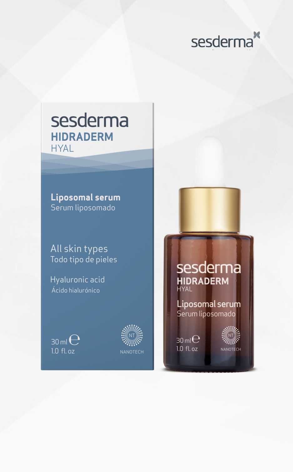 Sesderma Hidraderm Hyal liposominis serumas, 30 ml Sesderma Hidraderm Hyal liposominis serumas, 30 ml