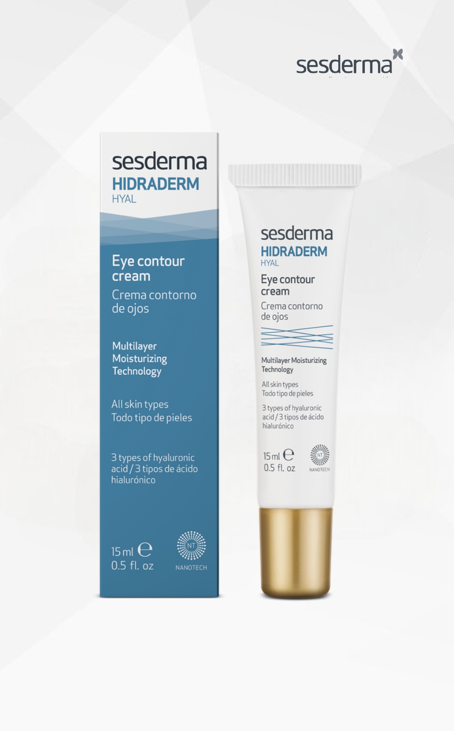 Sesderma Hidraderm Hyal paakių kremas, 15 ml Sesderma Hidraderm Hyal paakių kremas, 15 ml