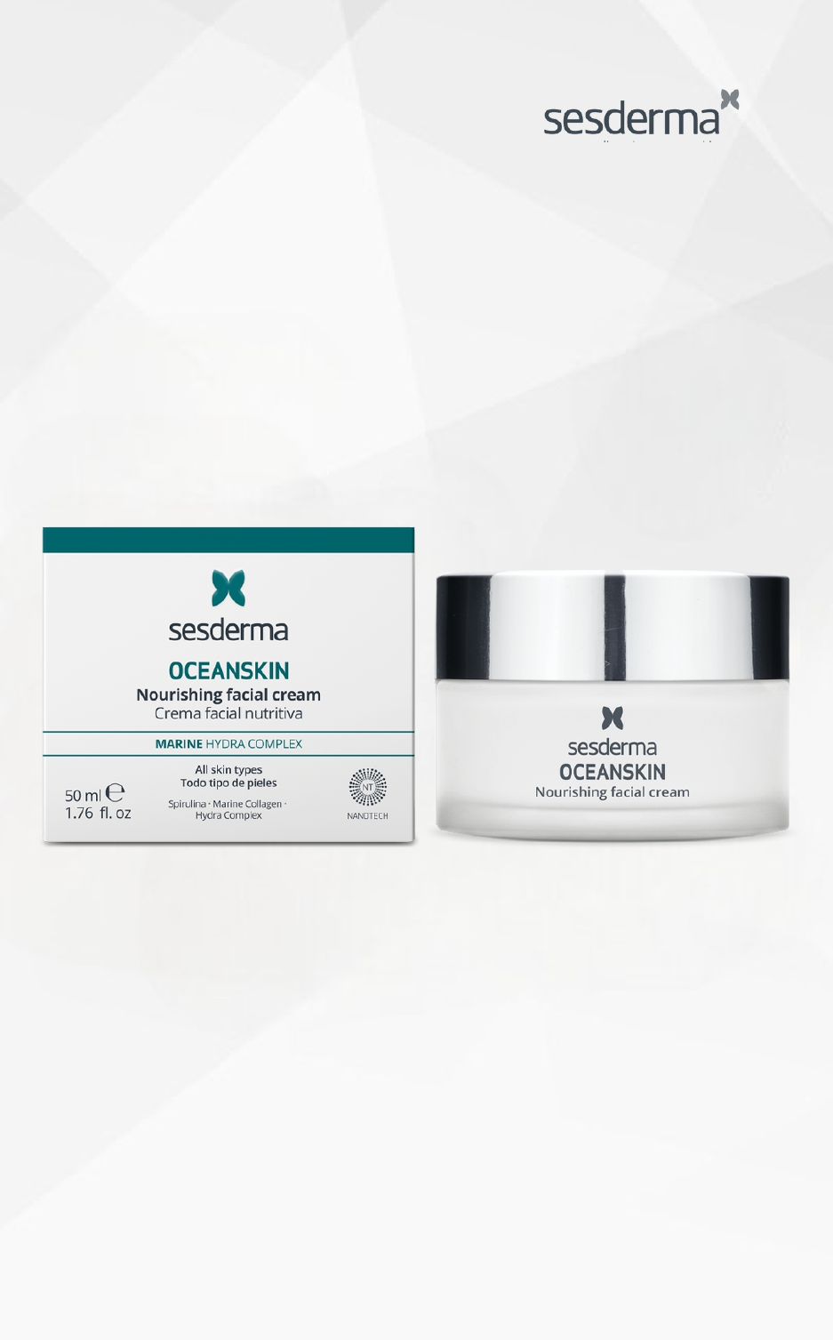 Sesderma Oceanskin maitinamasis veido kremas, 50 ml Sesderma Oceanskin maitinamasis veido kremas, 50 ml