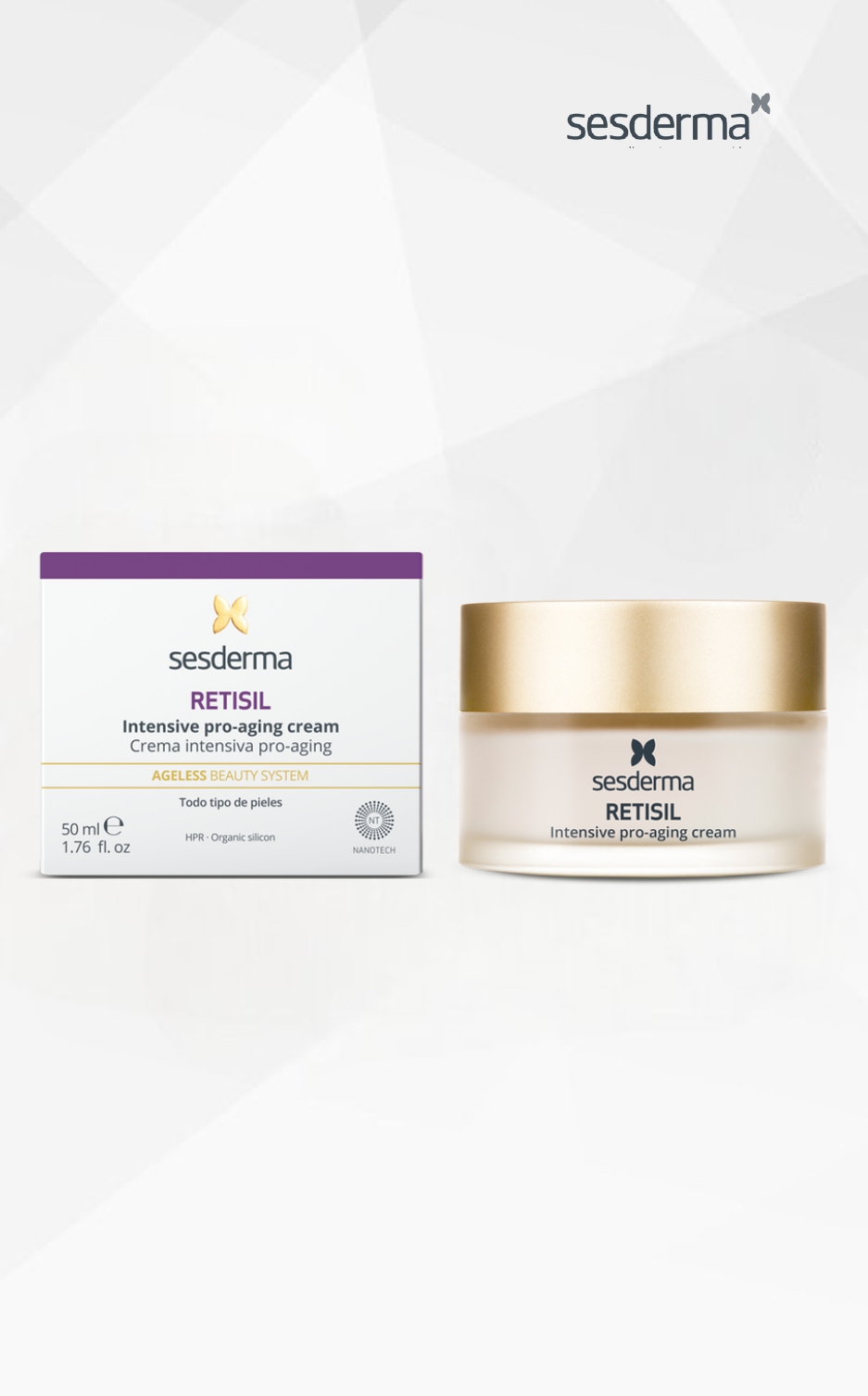 Sesderma Retisil Intensive Pro-Aging veido kremas, 50 ml Sesderma Retisil Intensive Pro-Aging veido kremas, 50 ml