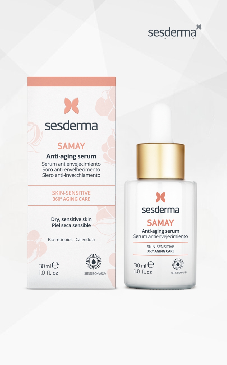 Sesderma Samay jauninantis serumas jautriai odai, 30 ml Sesderma Samay jauninantis serumas jautriai odai, 30 ml