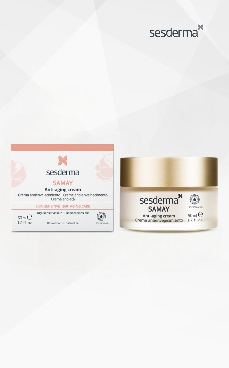Sesderma Samay jauninantis veido kremas, 50 ml Sesderma Samay jauninantis veido kremas, 50 ml