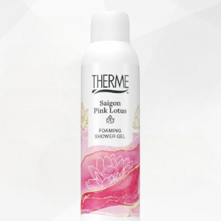 Therme Saigon Pink Lotus dušo putos, 200 ml