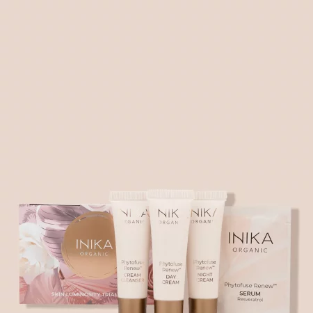 Inika Organic Phytofuse Renew™ bandomasis rinkinys švytinčiai odai