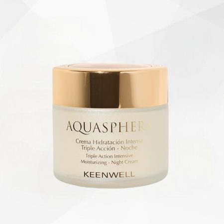 Keenwell Aquasphera trejopo poveikio intensyviai drėkinantis naktinis kremas, 80 ml