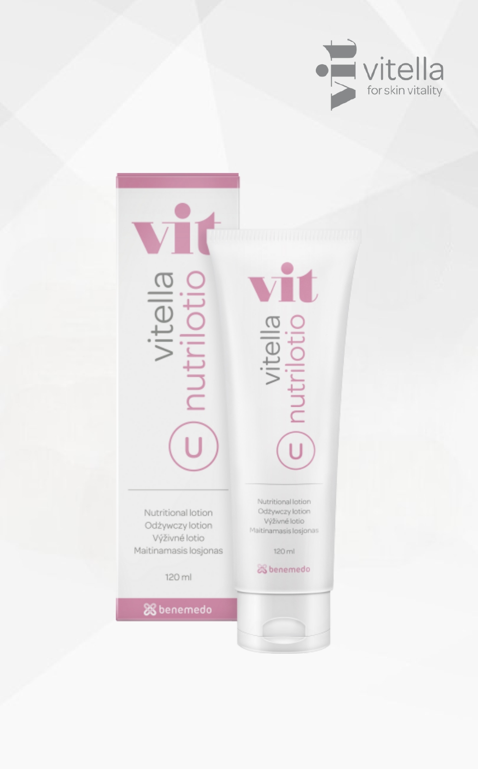 Vitella U maitinamasis losjonas, 120 ml Vitella U maitinamasis losjonas, 120 ml