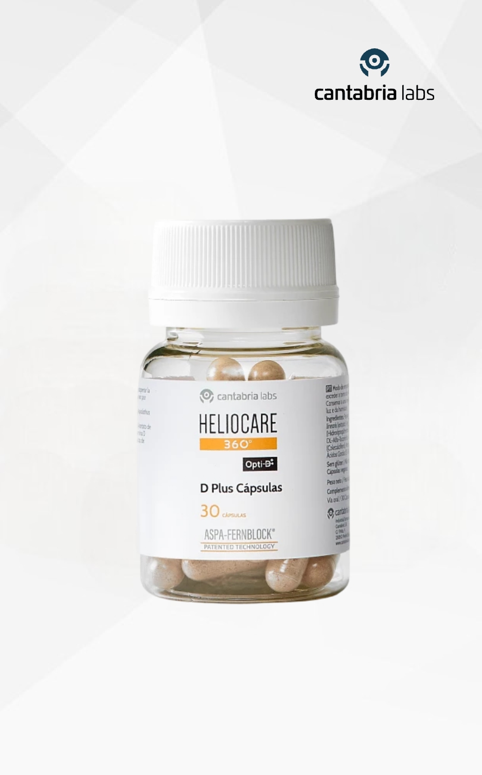 Heliocare 360 D Plus maisto papildai, 30 kapsulių Heliocare 360 D Plus maisto papildai, 30 kapsulių