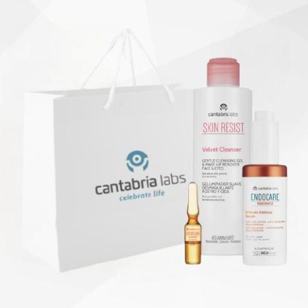 CANTABRIA LABS Antioksidantų ir odos švytėjimo rinkinys (30ml + 200ml + 1ml)