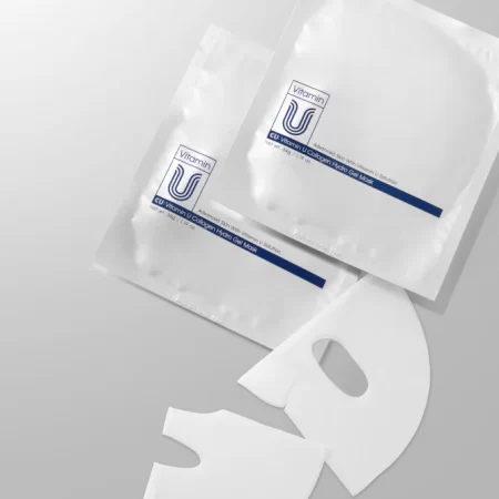 Cu Skin Hidrogelio veido kaukė su kolagenu ir vitaminais CU: Vitamin U Collagen Hydro Gel Mask